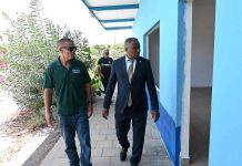 Comunicado di minister Arthur Dowers: Minister a inspecciona trabaonan di renobacion na Scol di Polis “Edgar Joaquin ‘Watty’ Vos”