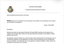 Comunicado di partido MEP: Presidente di parlamento no por pone su mes riba ley y reglamento