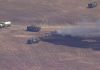 Fighter jet ta cay cerca di base militar Mericano