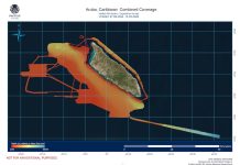 Expedicion a crea mapa marino di Aruba