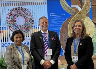 Banco Central di Aruba ta comparti un bista general di reunionnan anual di IMF y World Bank Group na Bangkok