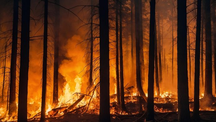 Candela creciendo rapidamente ta guli mansionnan na California