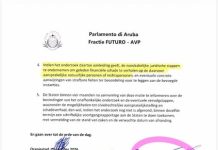 Coalicion ta aproba investigacion tocante gasto di pandemia; MEP ta adverti tocante posible exigencia pa paga back placa di FASE